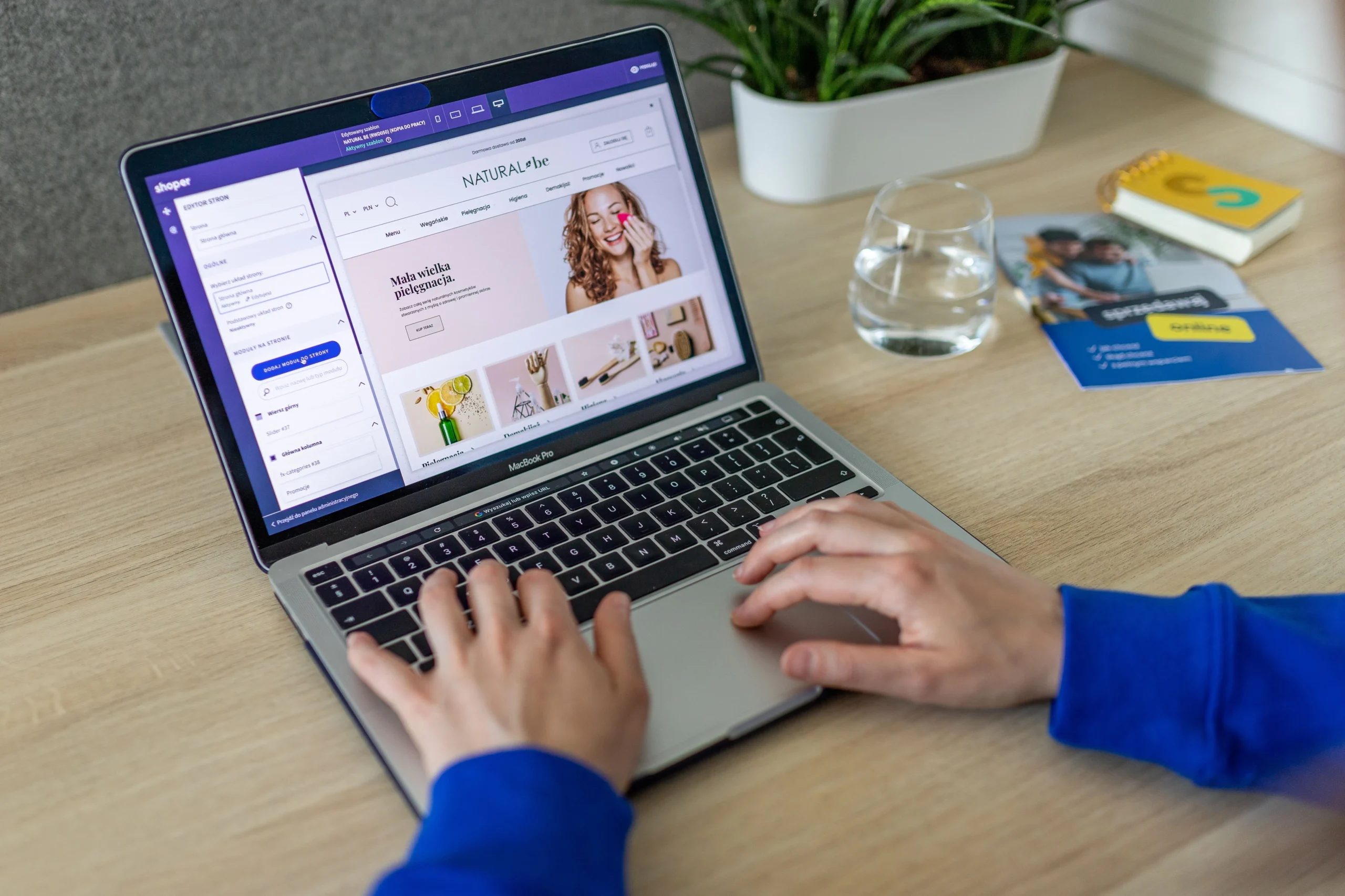 Création d’un site web professionnel avec une interface moderne adaptée aux entreprises